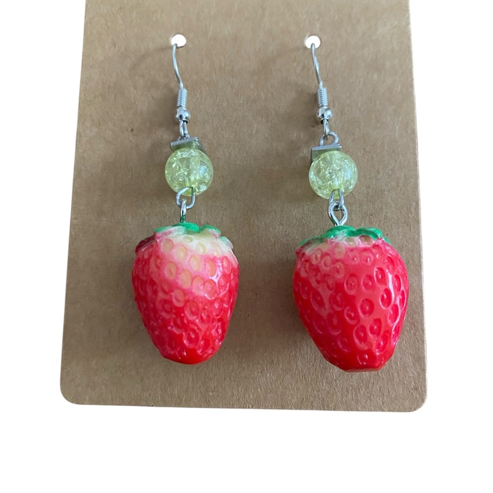 Strawberry Dangle Earrings